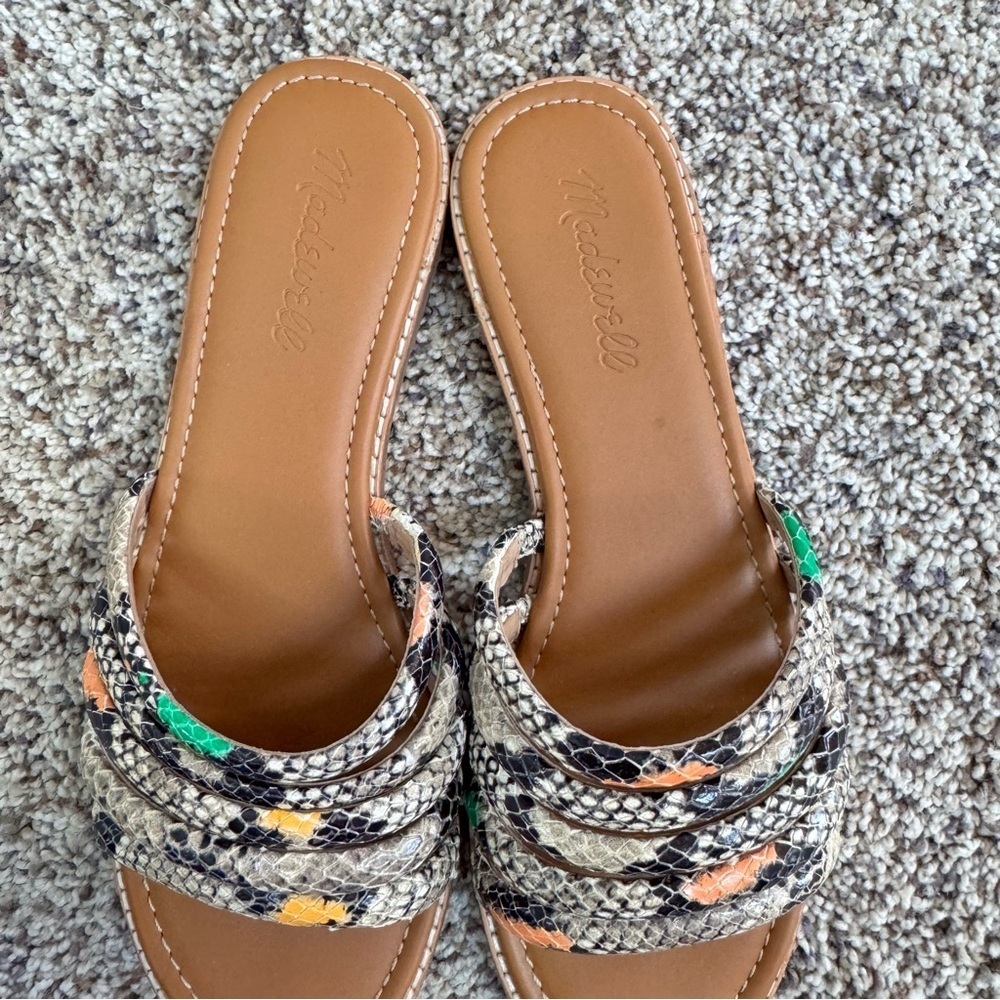 Madewell Brown Sandals with Flat Sole - Picture 2 of 3